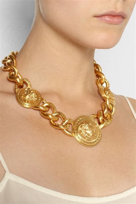 versace necklace for women